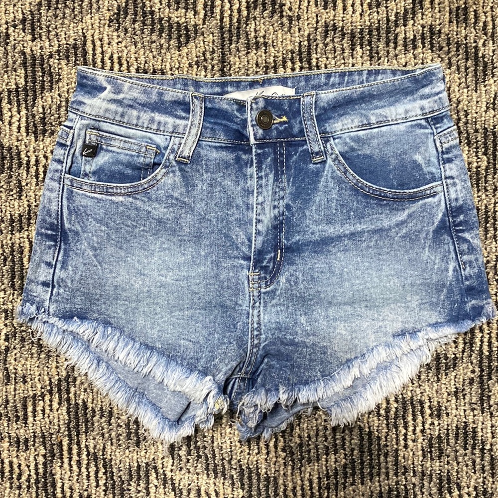 KanCan Acid Wash Shorts 26